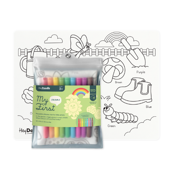 My Firsts Silicone Drawing Mat / Colours
