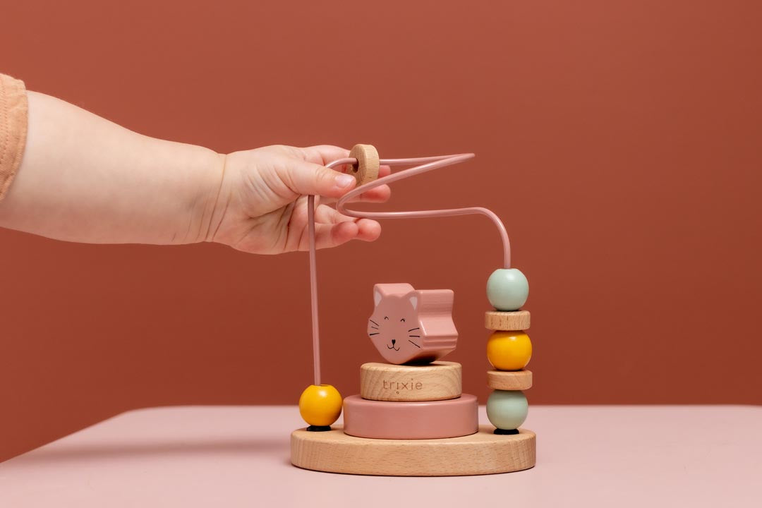 Wooden Beads Maze / Cat