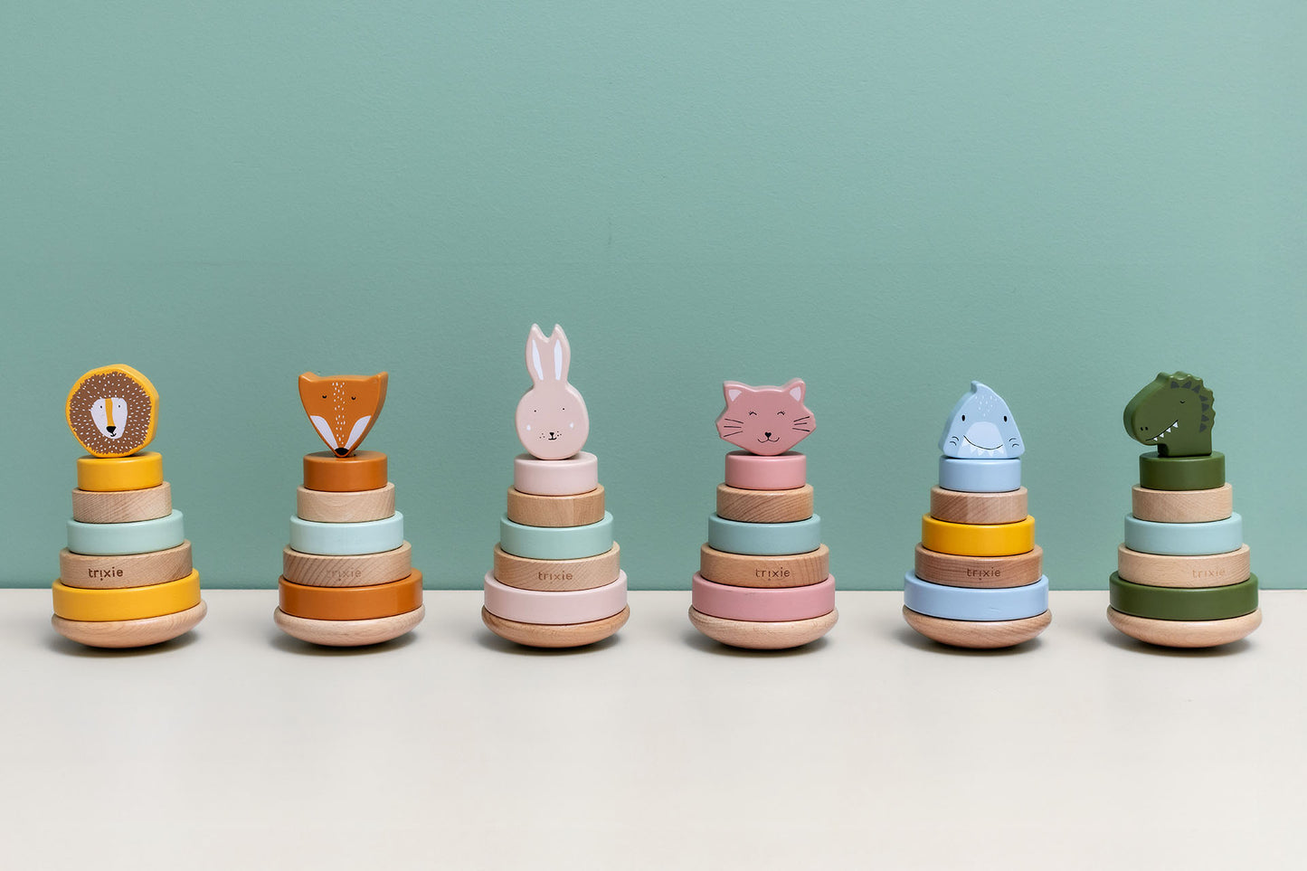 Wooden Stacking Toy / Shark