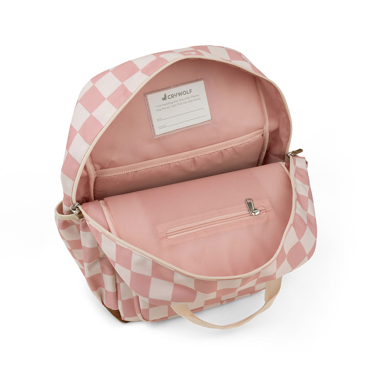 Pink Checks Knapsack