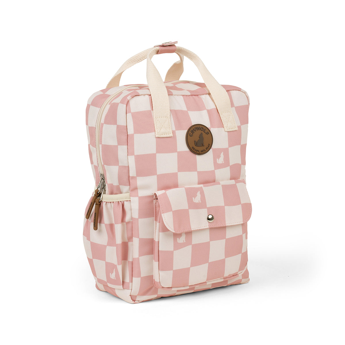 Pink Checks Mini Backpack