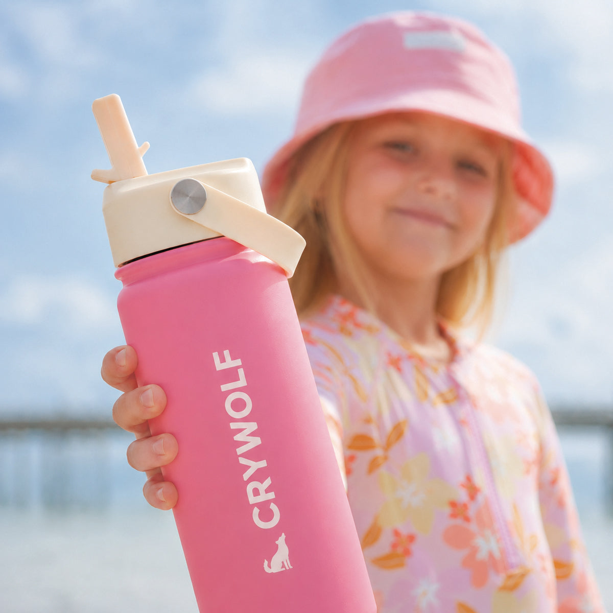 Drink Bottle Large / Hibiscus