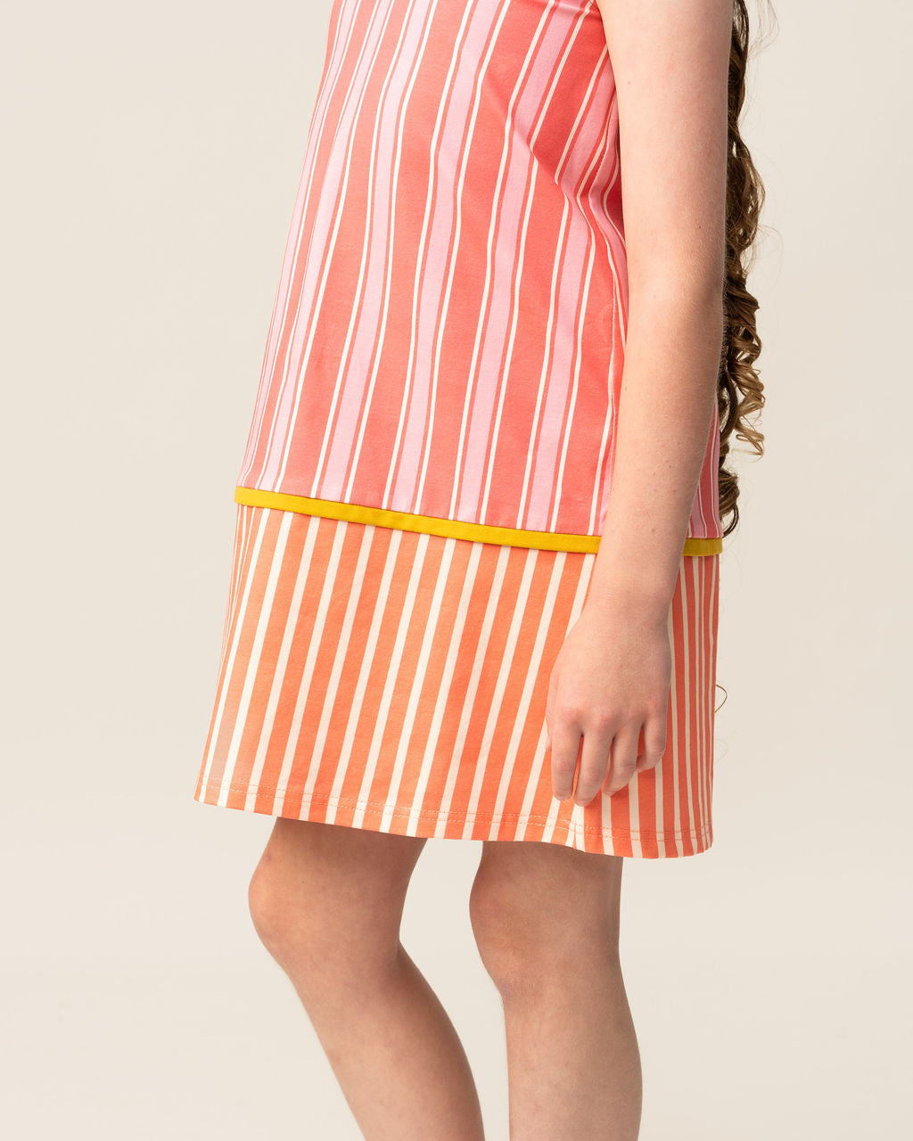 Coral Sleeveless Dress