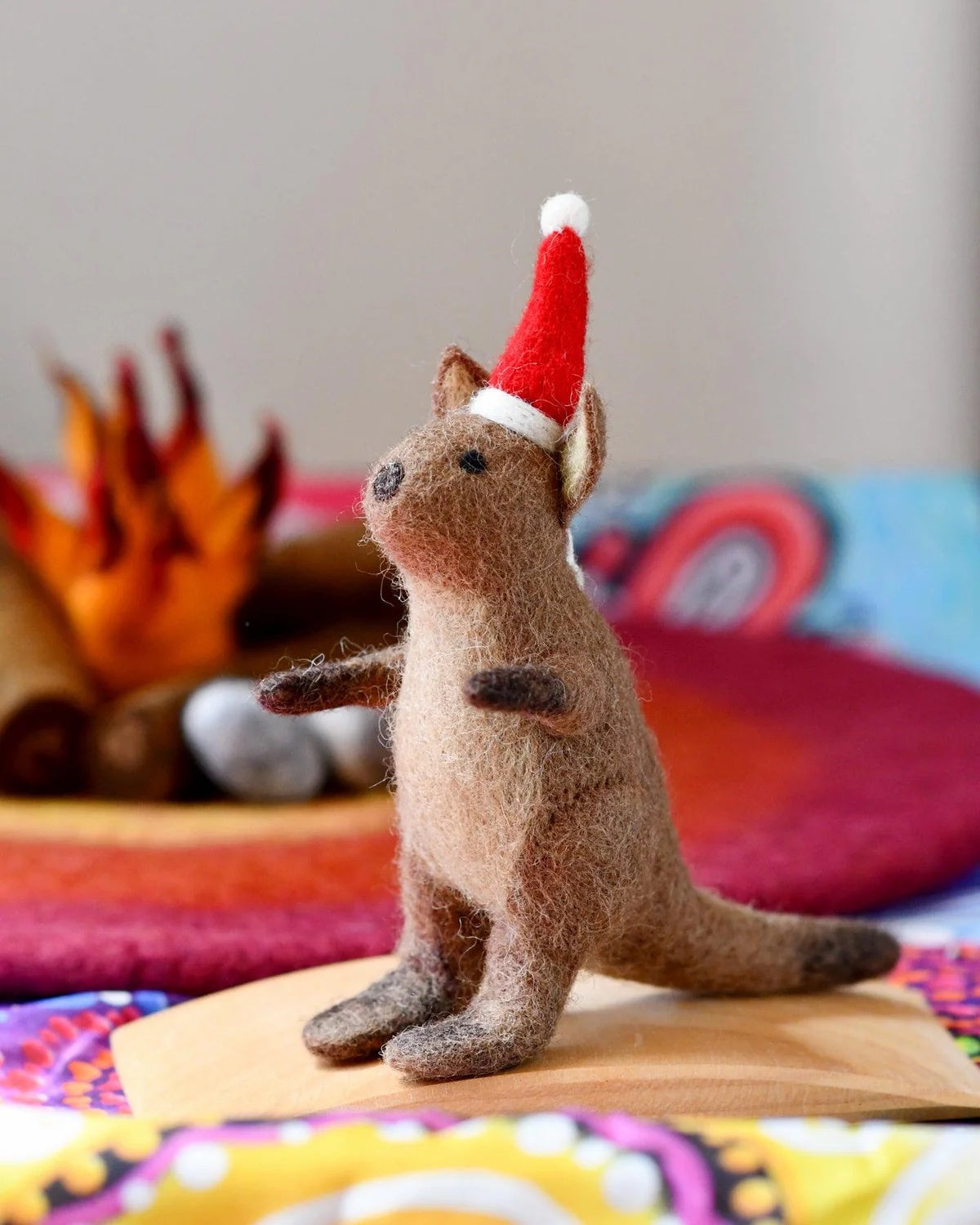Felt Kangaroo Christmas Ornament