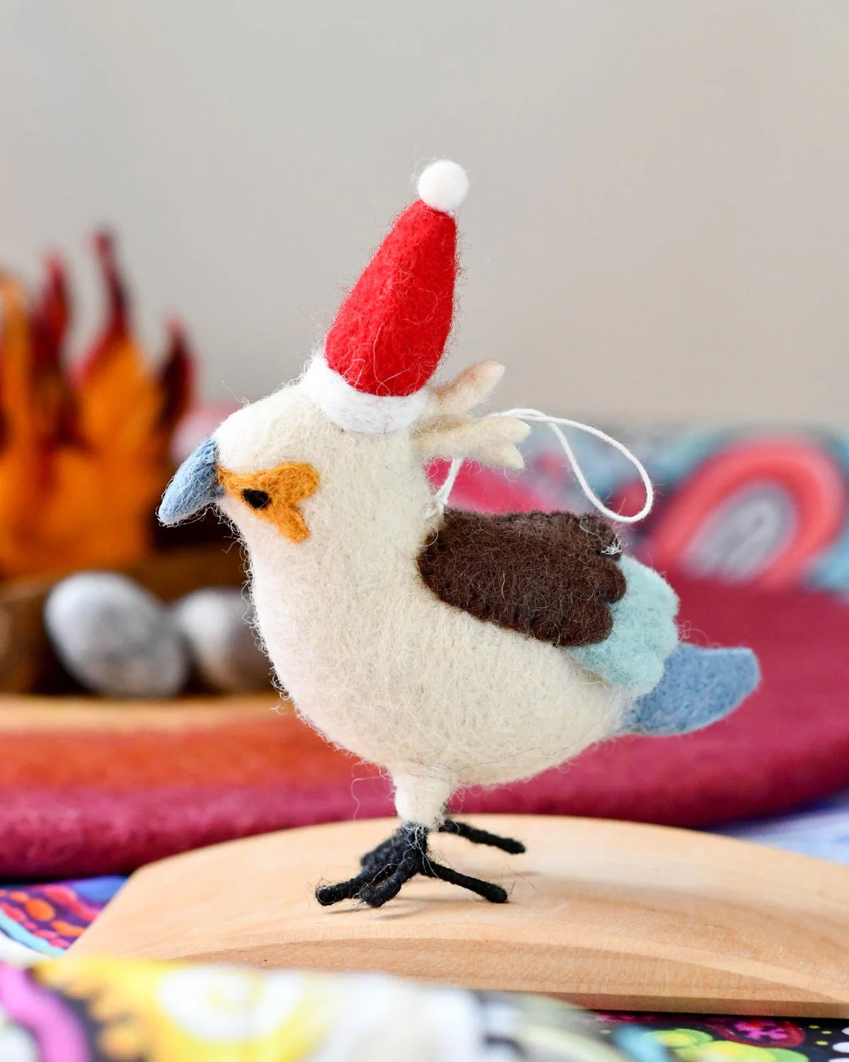 Felt Kookaburra Christmas Ornament