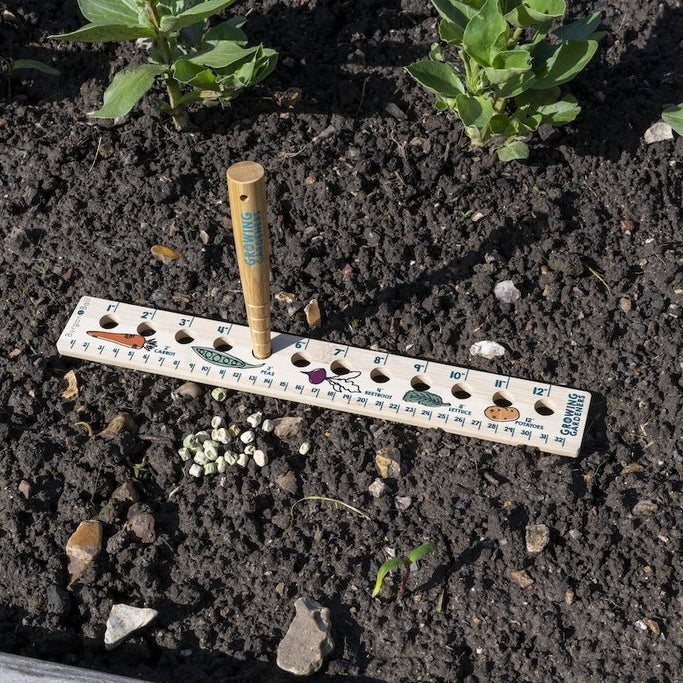 Growing Gardeners Planting Ruler & Dibber