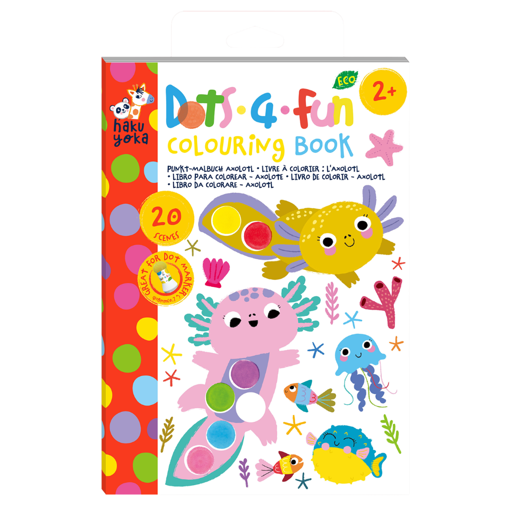 Dots 4 Fun Colouring Book / Axolotl