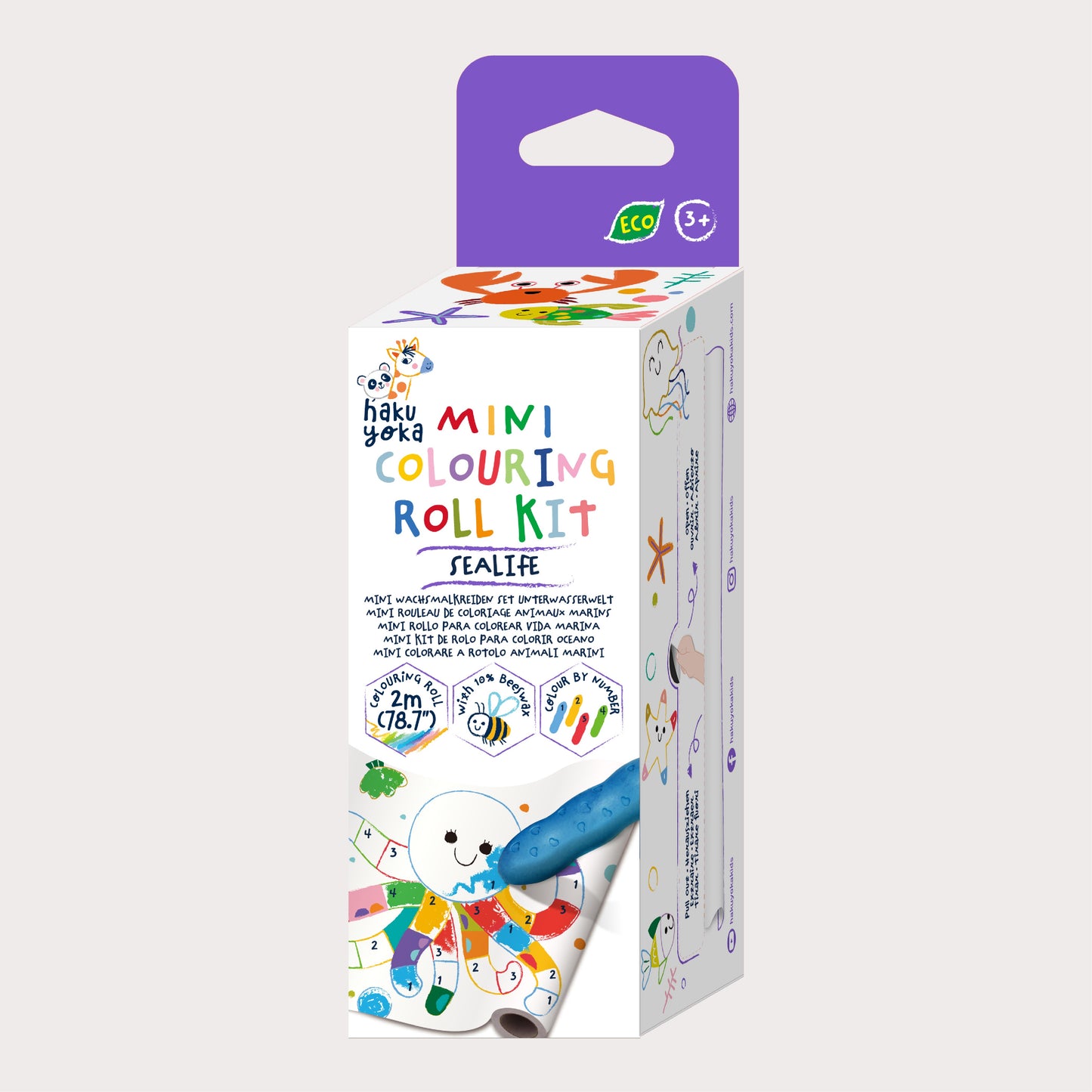 Mini Colouring Roll / Sealife