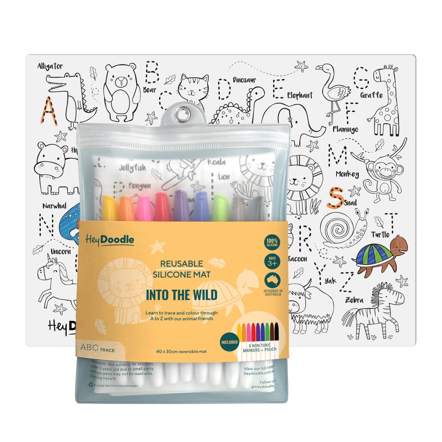 Silicone Drawing Mat / Into The Wild
