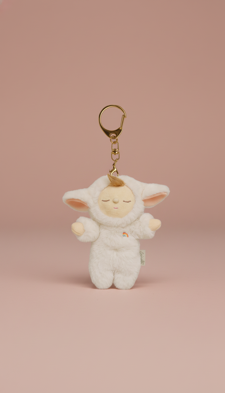 Cozy Bag Charm / Lamby Pookie