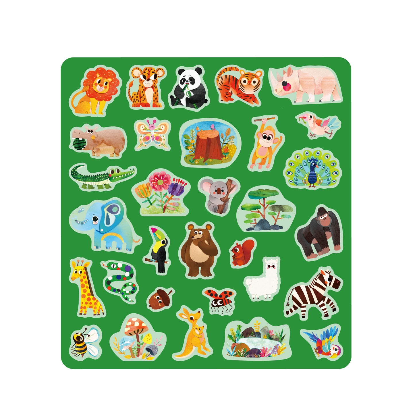 Jelly Stickers / Wild Animals