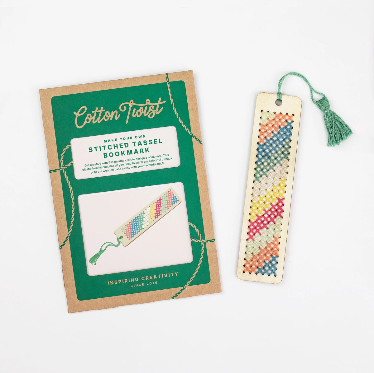 Make Your Own Stitched Tassel Bookmark
