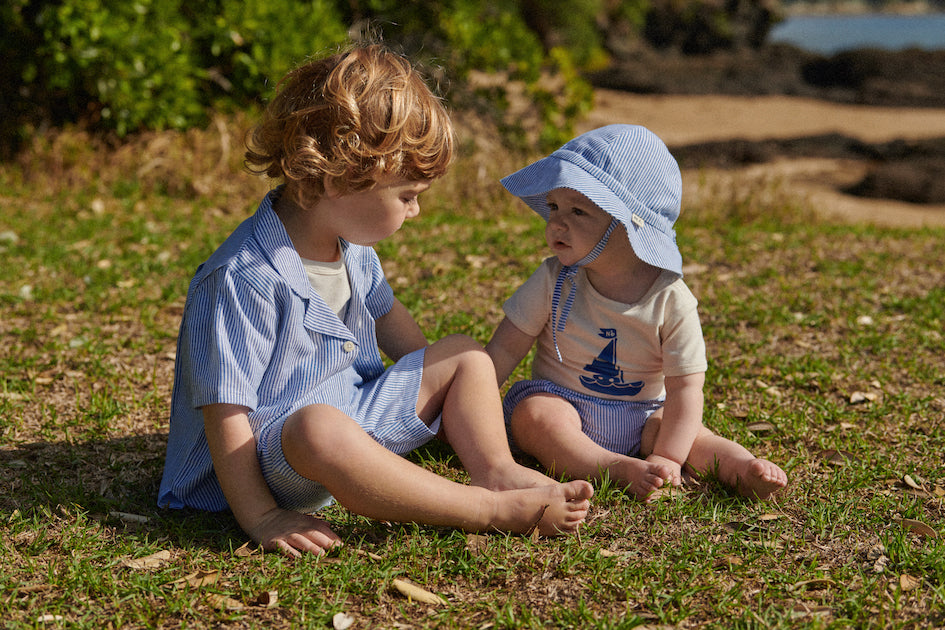 James Shorts / Blue Stripe