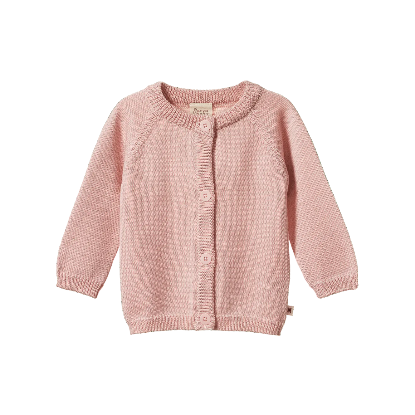 Merino Knit Cardigan / Rose Dust