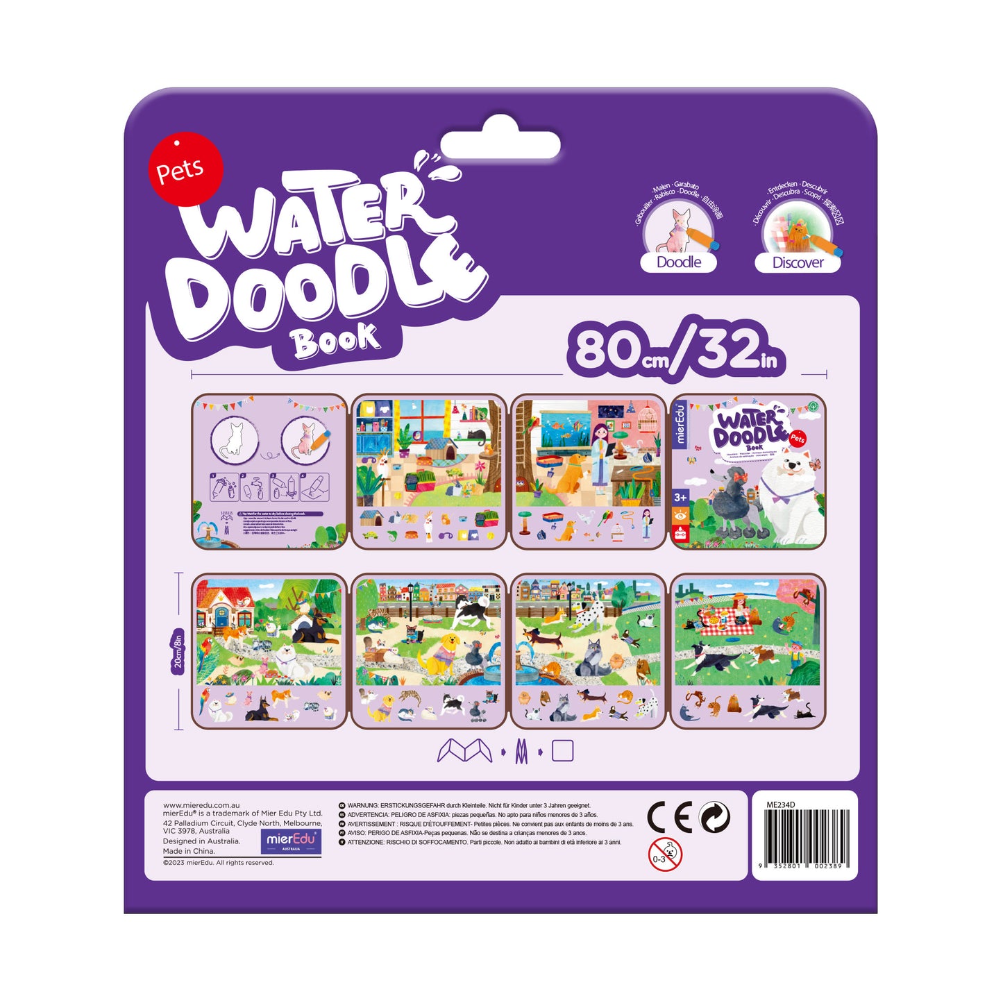 Water Doodle Book / Pets