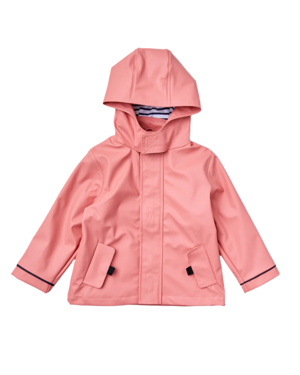 Stripy Sailor Raincoat / Clay