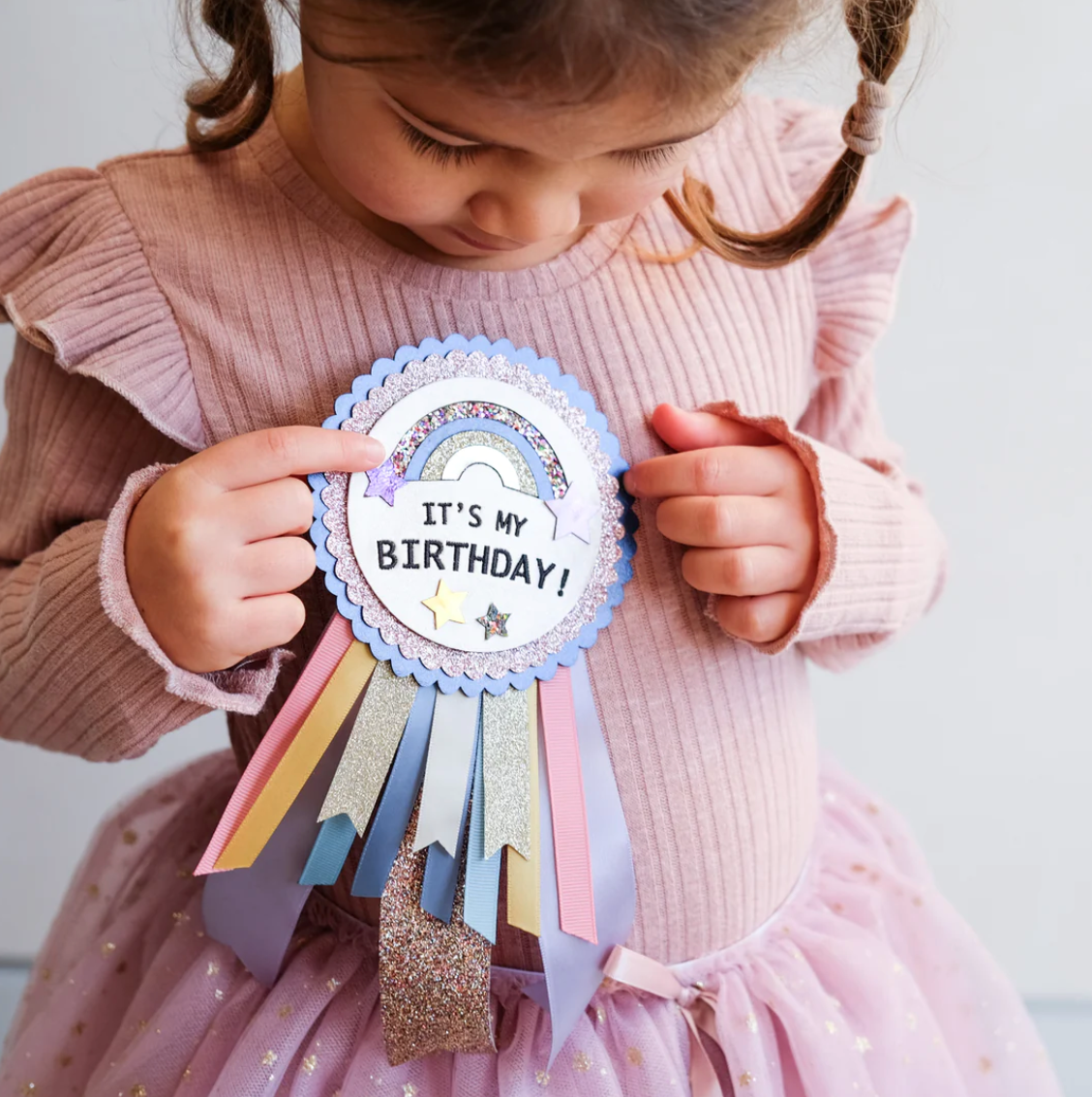 Birthday Rosette / Lilac