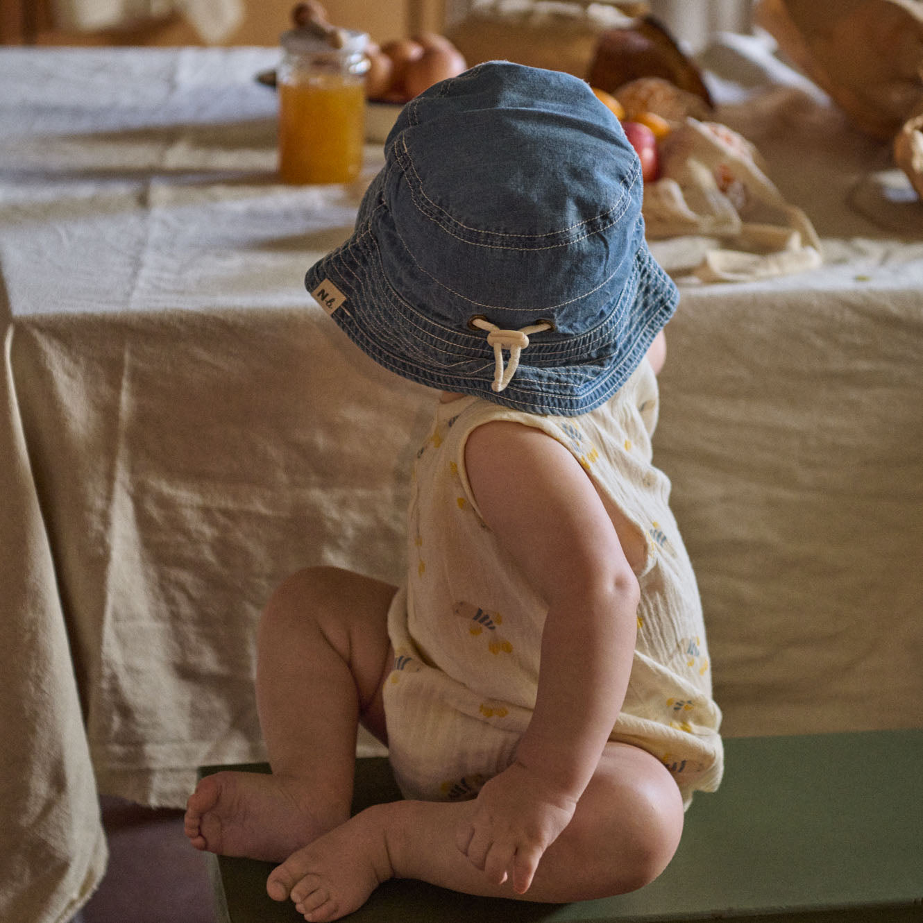 Cedar Suit Muslin / Fish Fable Print