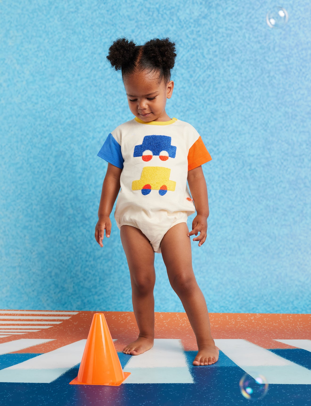 Beep Beep Cotton Short Sleeve Bodysuit
