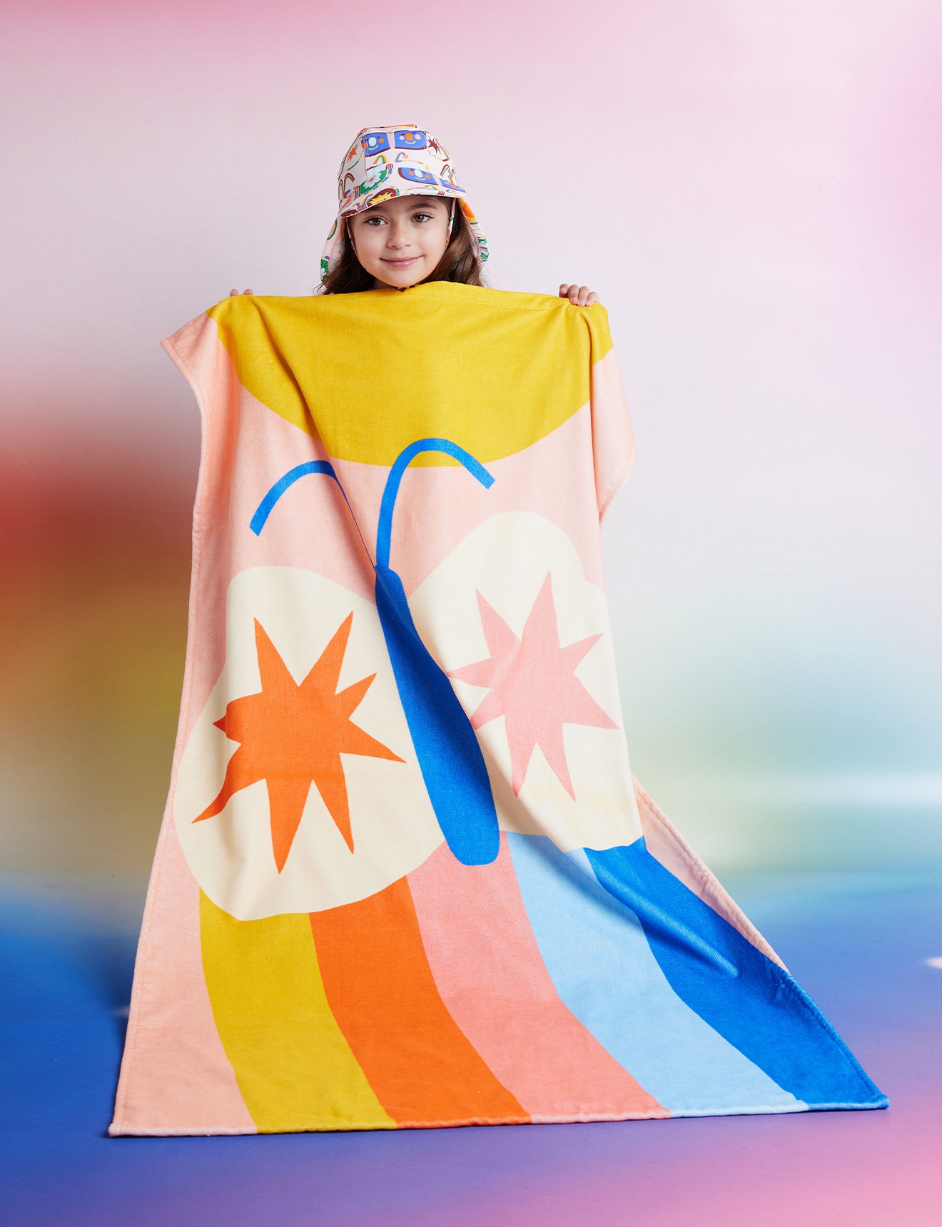 Flutterby Kids Beach Towel