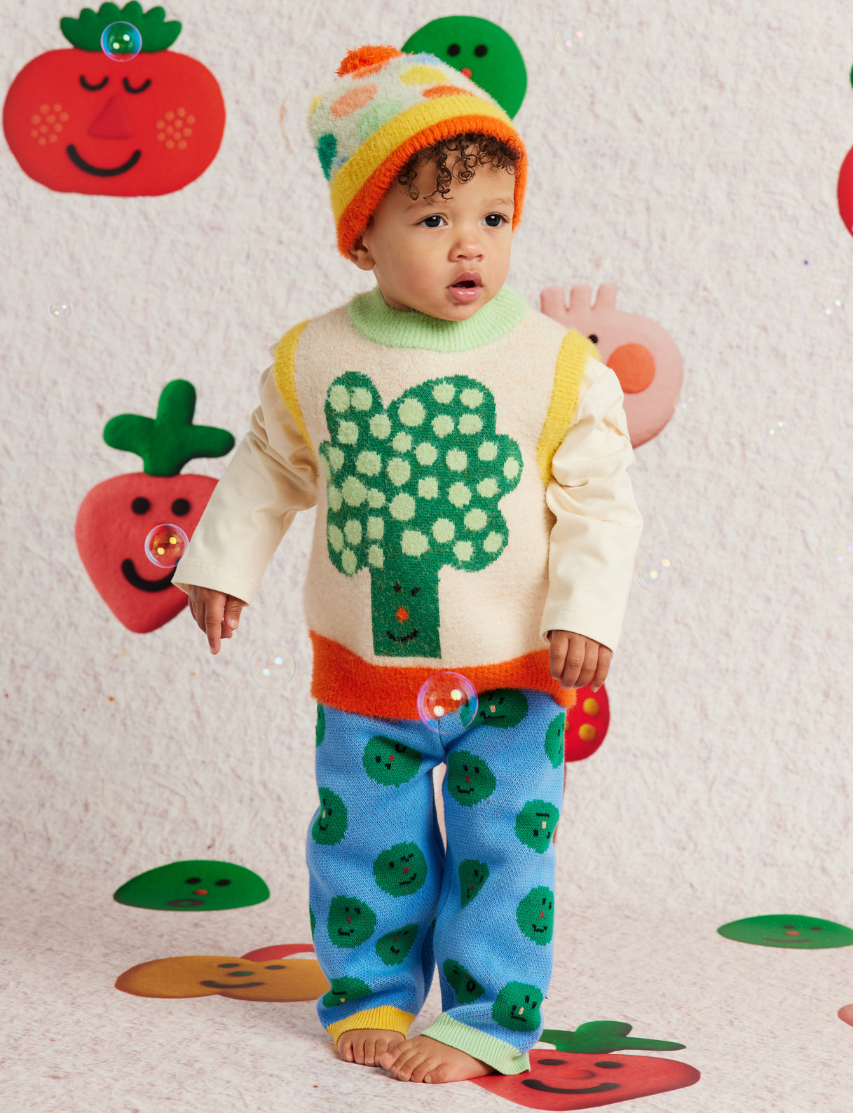 Pocket Patch Knit Beanie