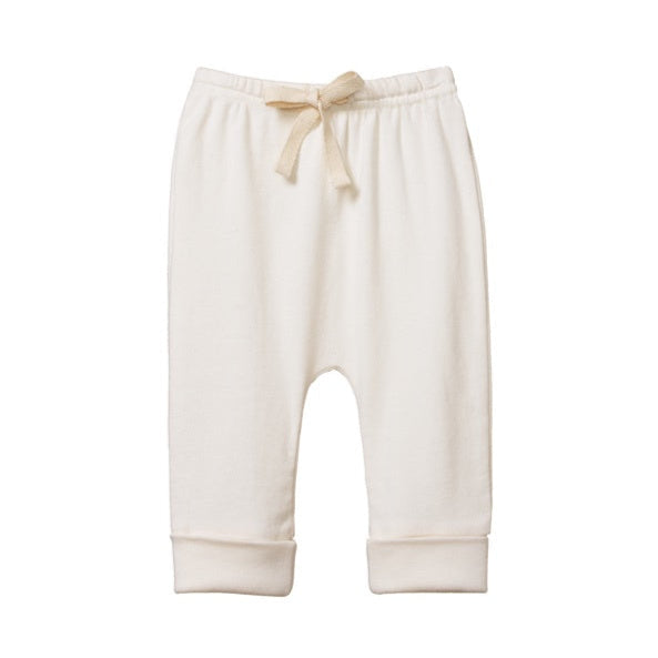 Cotton Drawstring Pants / Natural