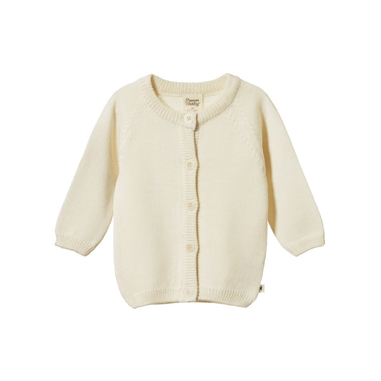 Merino Knit Cardigan / Natural
