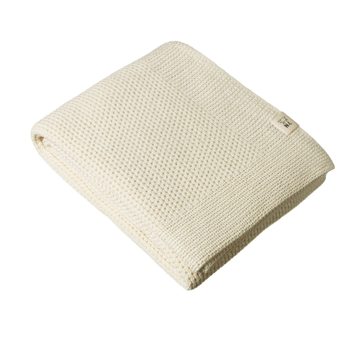 Merino Wool Knit Blanket / Natural