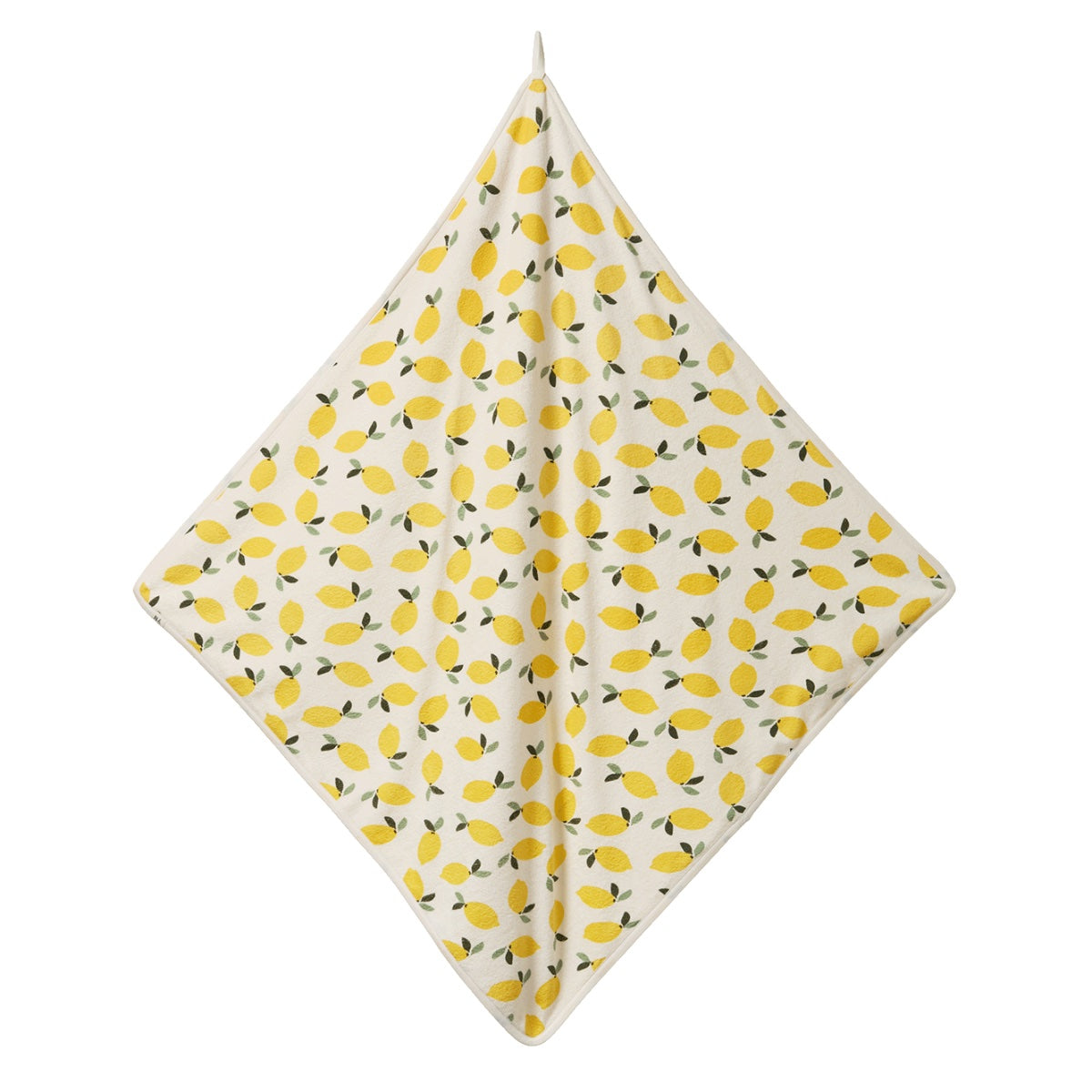 Organic Cotton Hooded Towel / Lemon