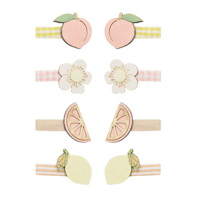 Peachy Citrus Mini Clips