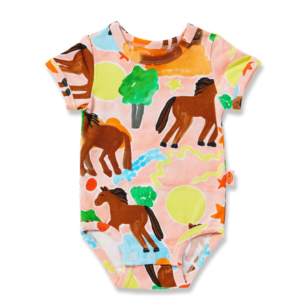 Giddy Up Short Sleeve Bodysuit