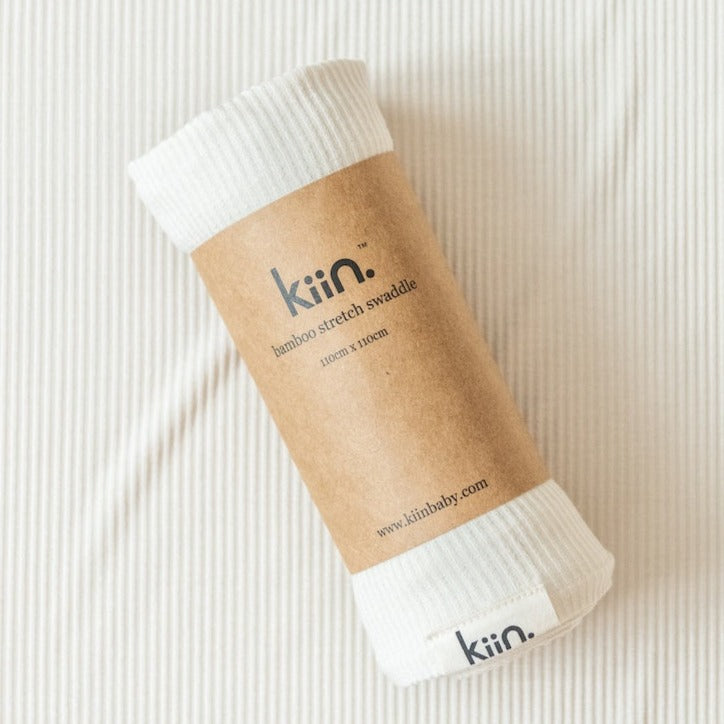 Bamboo Stretch Swaddle / Ivory