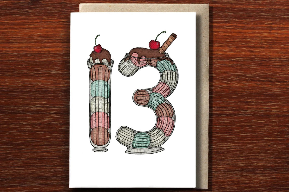 Greeting Card / Thirteen