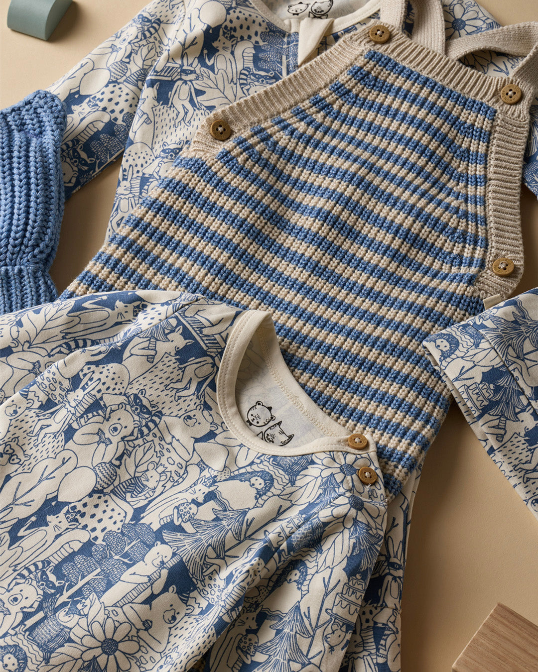 Woodland Adventures Organic Zipsuit