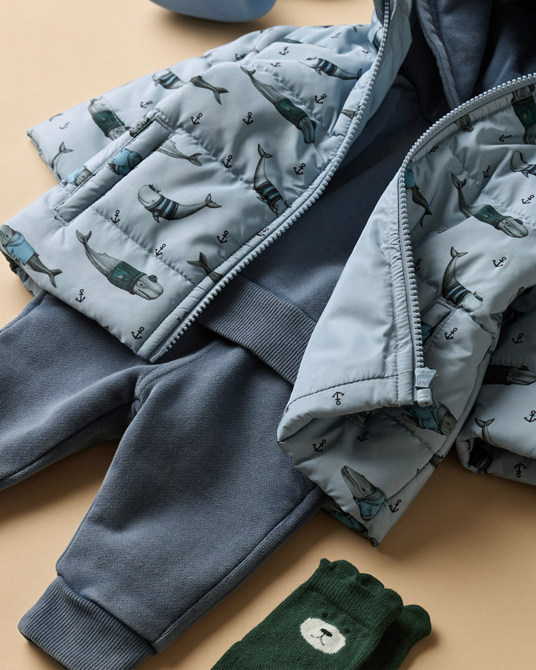 Woolly Whales Puffer Jacket