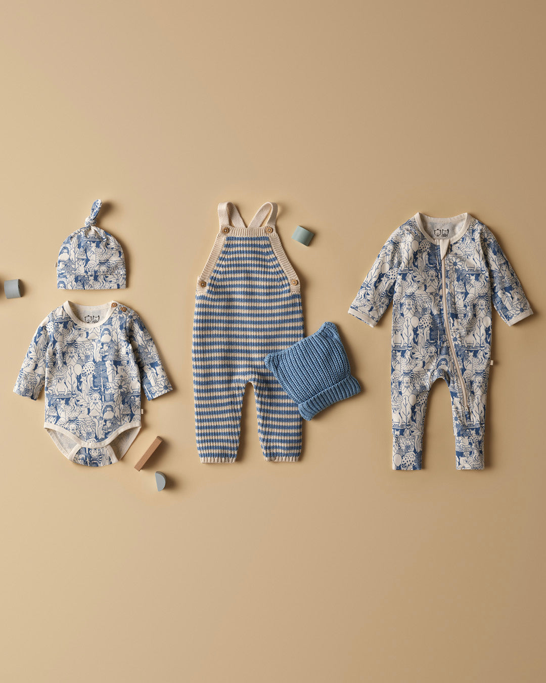 Woodland Adventures Organic Zipsuit