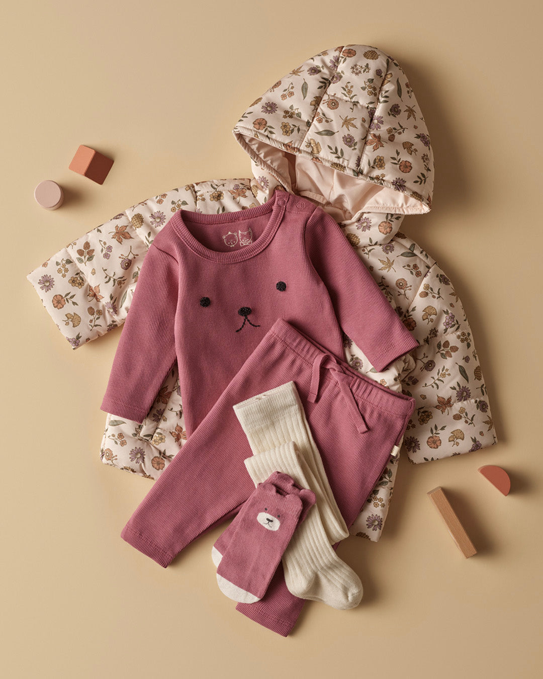 Maple Glow Puffer Jacket