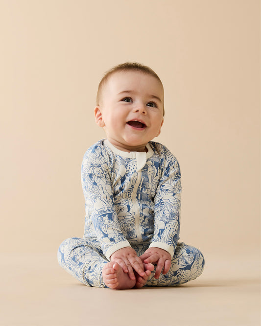 Woodland Adventures Organic Zipsuit