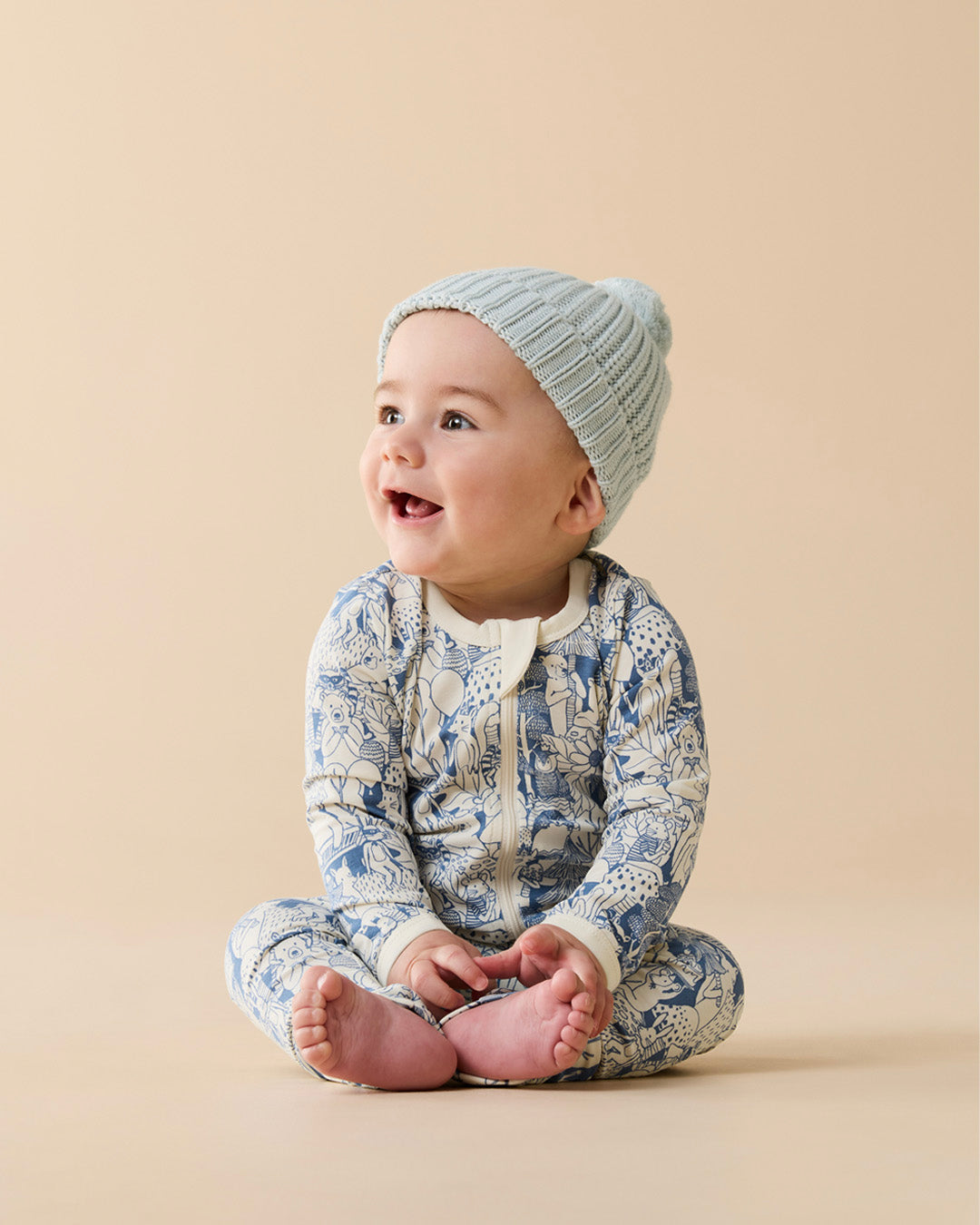 Woodland Adventures Organic Zipsuit