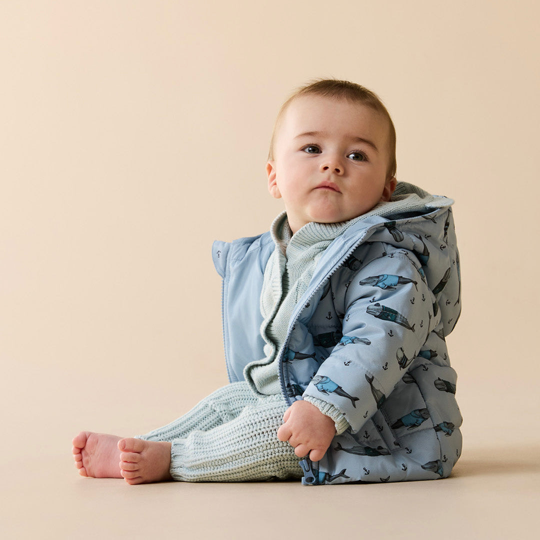 Woolly Whales Puffer Jacket