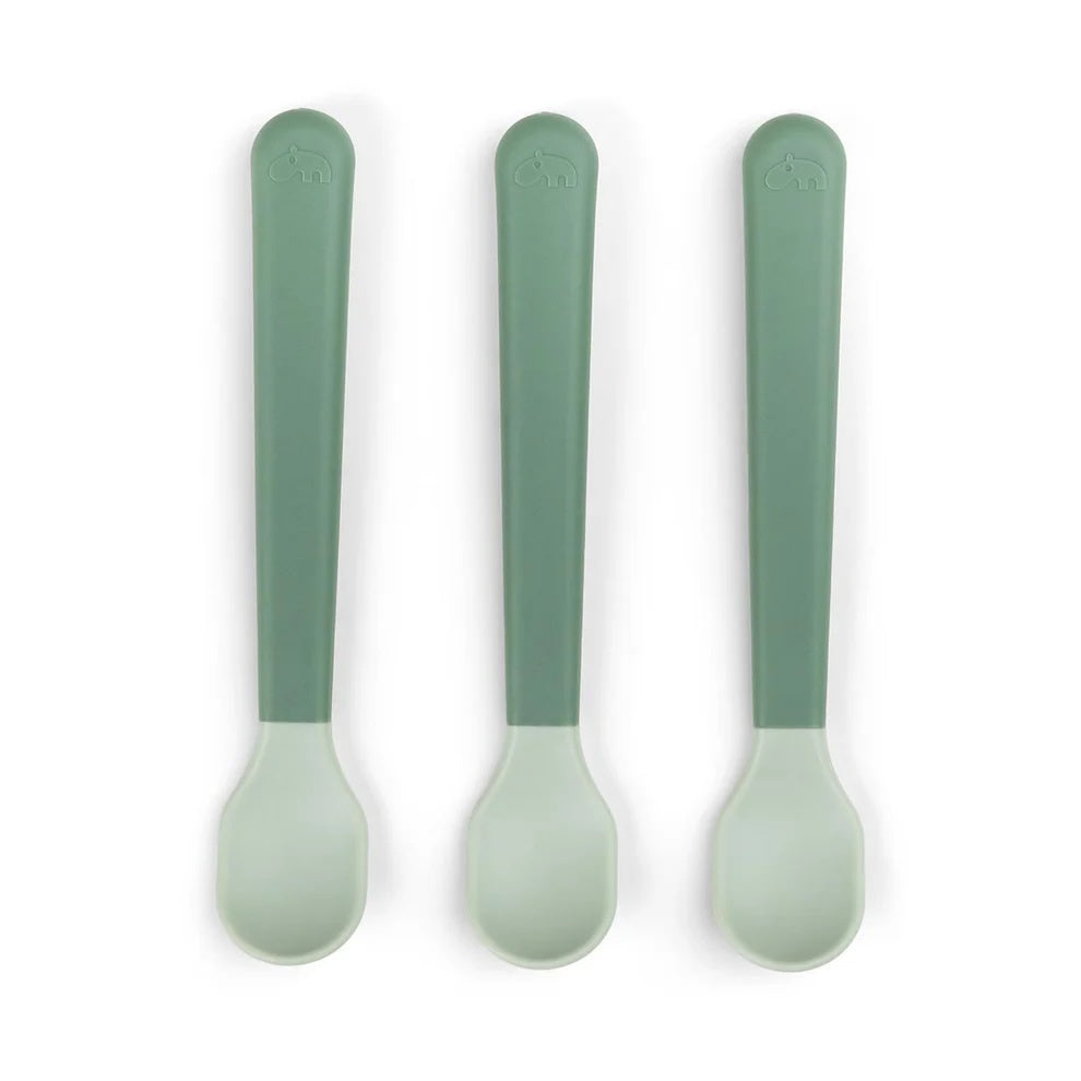 Foodie Easy Grip Spoons / Green