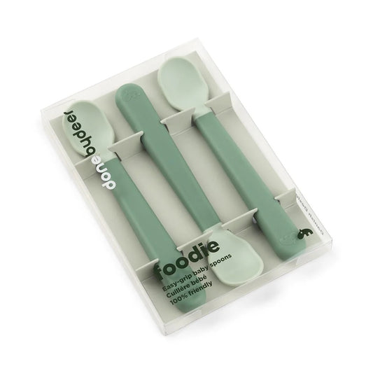 Foodie Easy Grip Spoons / Green