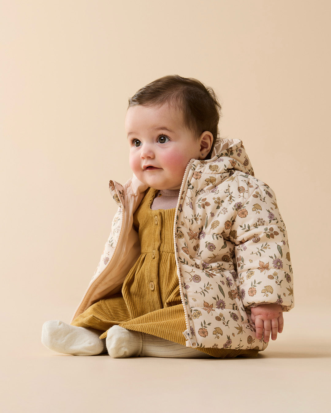 Maple Glow Puffer Jacket
