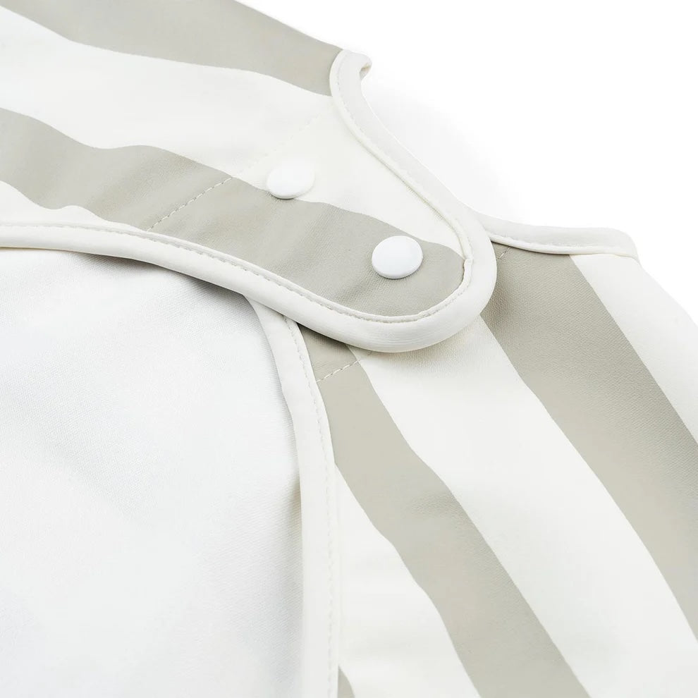 Long Sleeve Pocket Bib / Sand Stripe