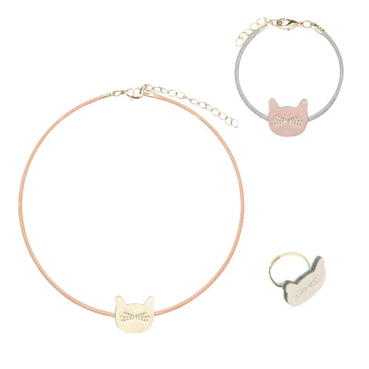 Cute Cat Jewellery Set