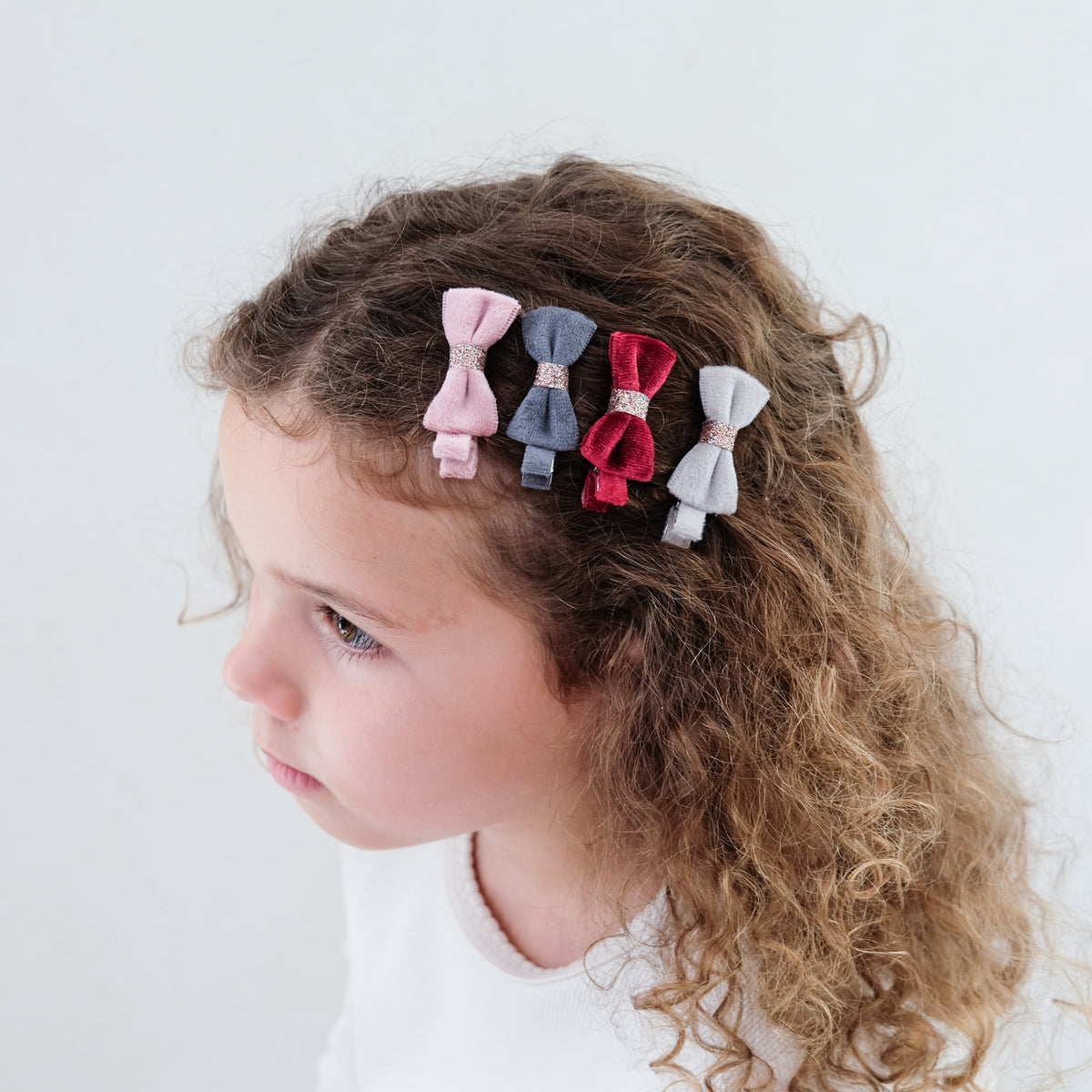 Christmas Bow Clips