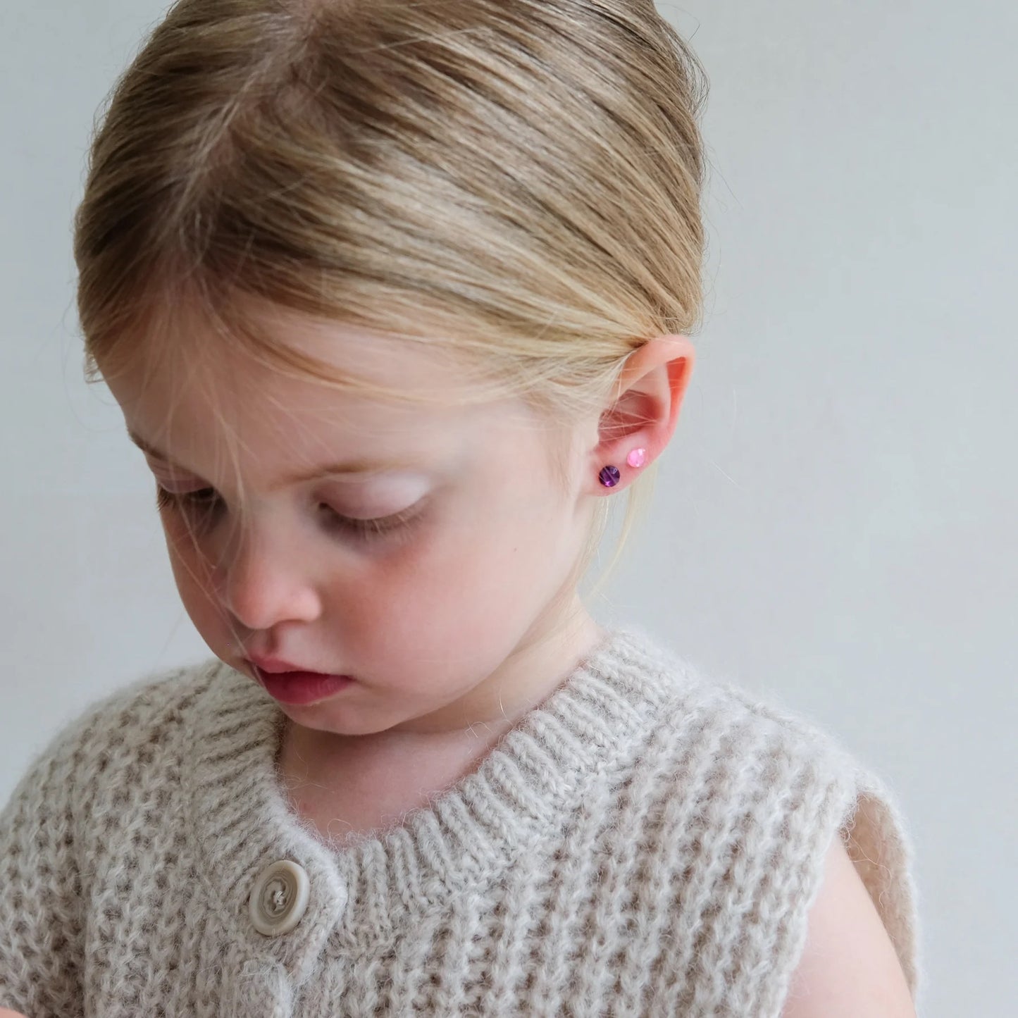 Bright Gem Stick On Earrings