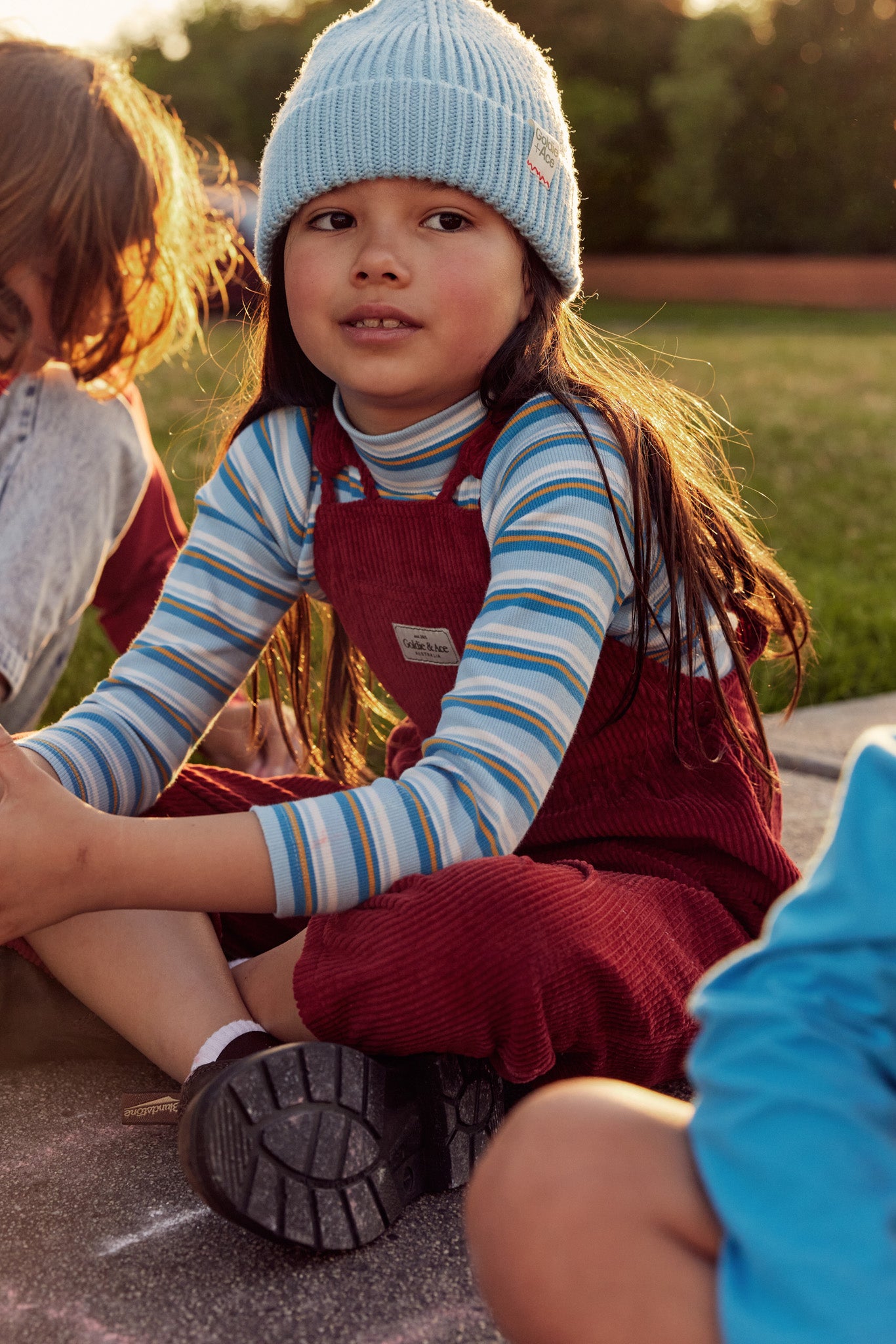 Goldie + Ace Wool Beanie / Sky