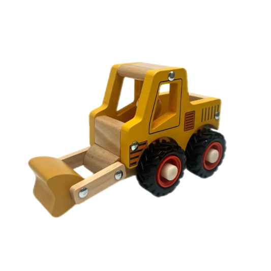 Wooden Digger Yellow
