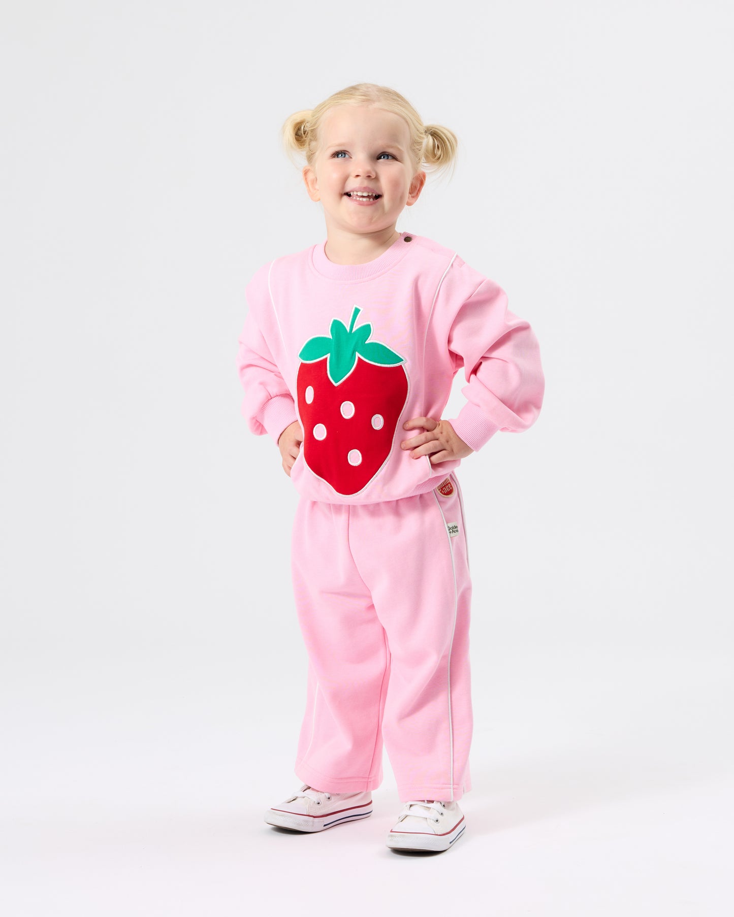 Jumbo Strawberry Piped Sweater